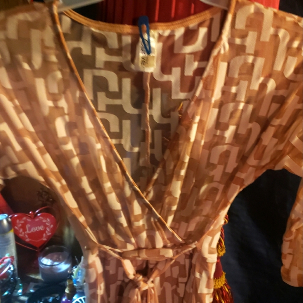 See thru romper  with jumpsuit